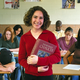 Niles and her sixth-period English class.